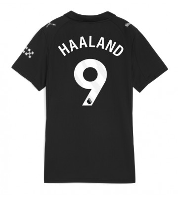 Lacne Ženy Futbalové dres Manchester City Erling Haaland #9 2025-26 Krátky Rukáv - Preč